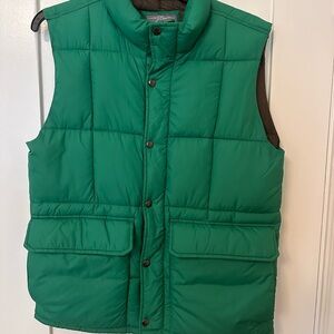 J Crew - Green Puffer Vest
